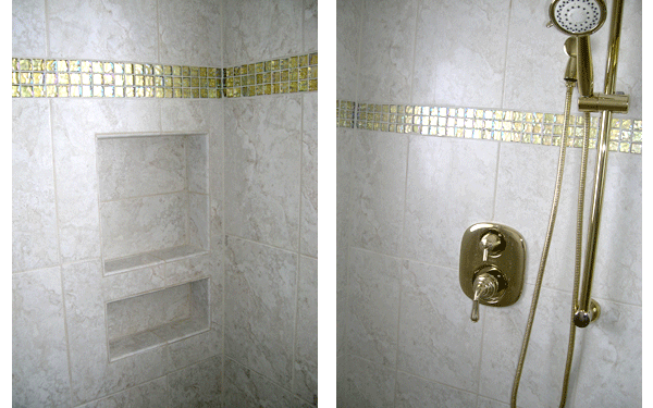 Right: Gold TIled Inlay